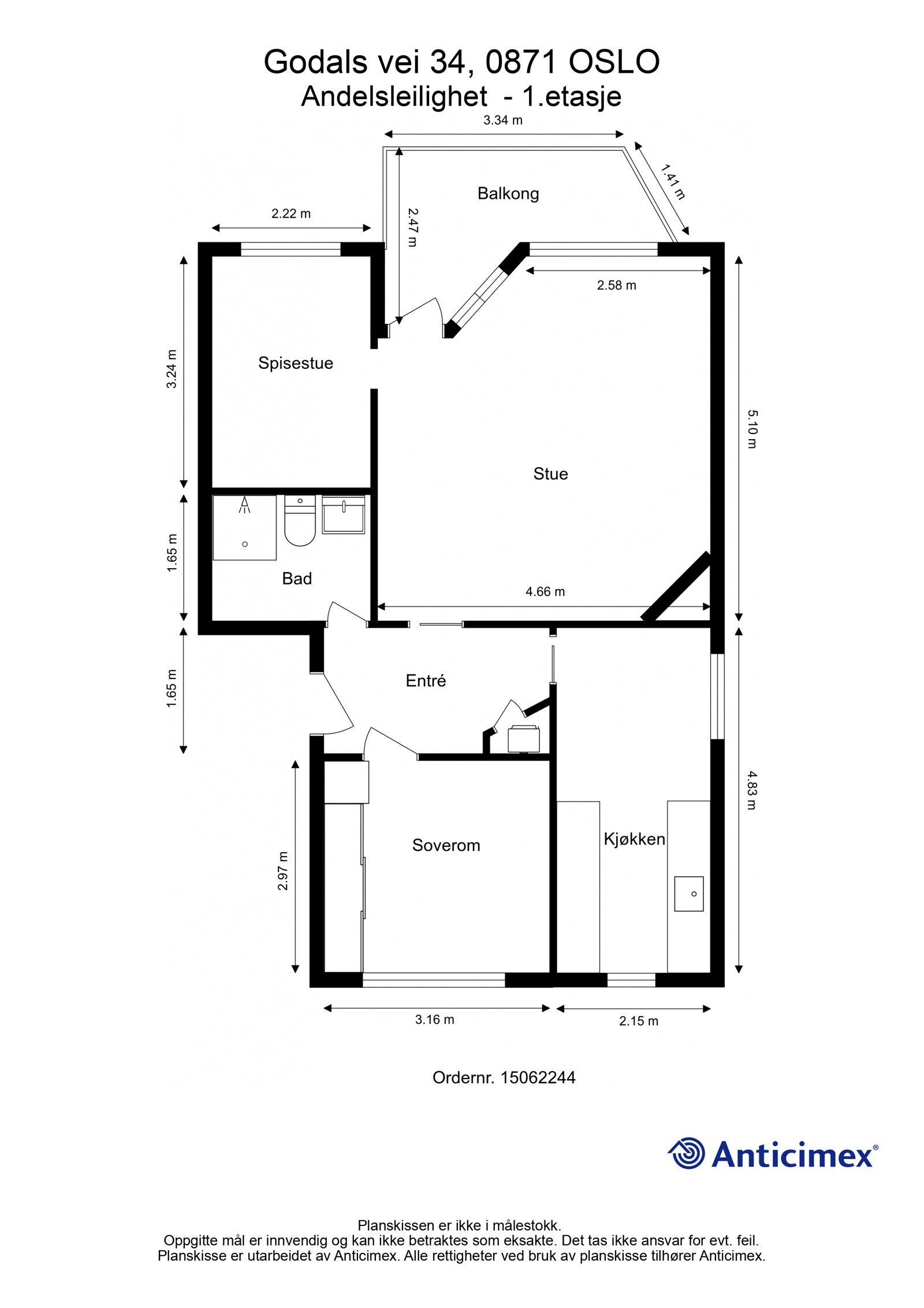 plantegning Galleribilde