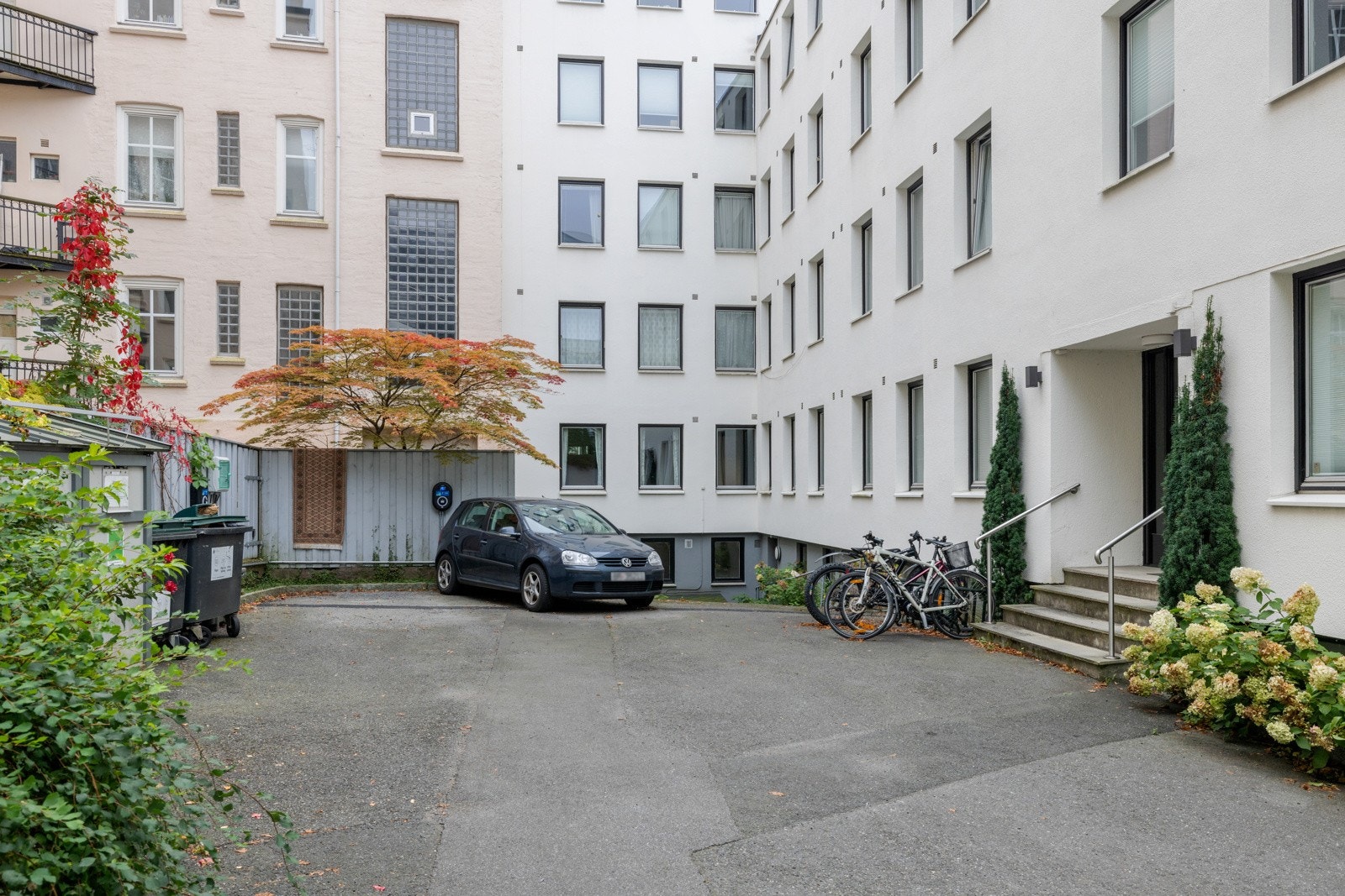 Sameiet har 7 parkeringsplasser som leies ut etter venteliste Galleribilde