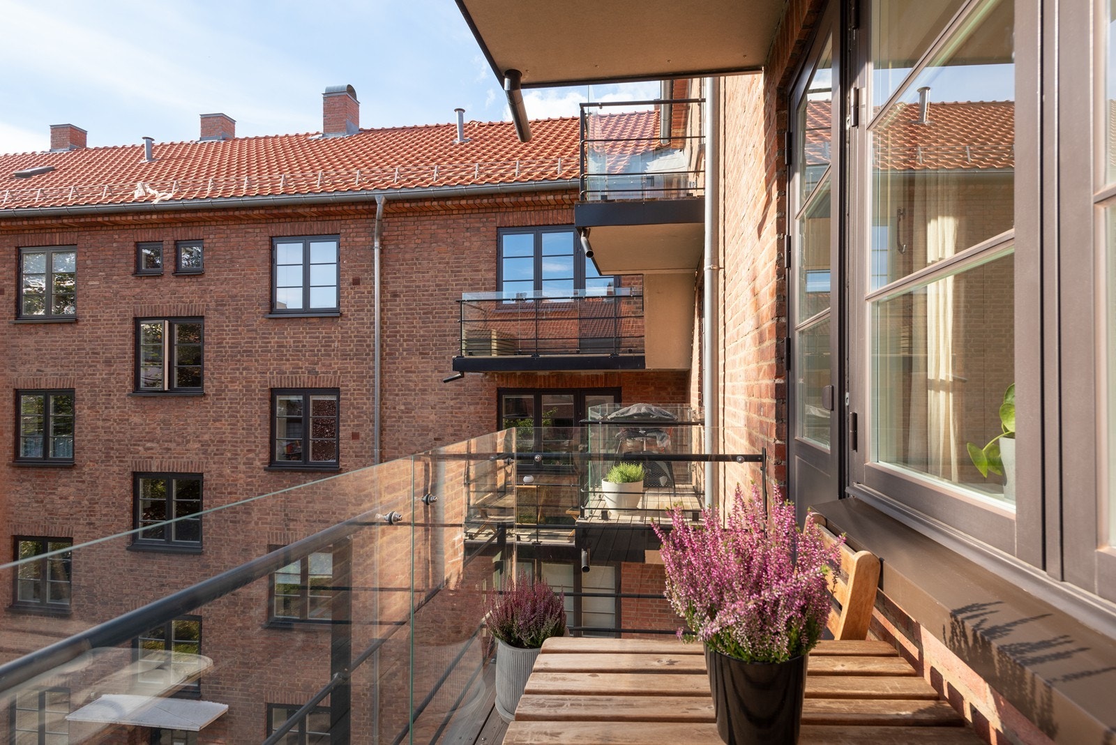 Balkong fra soverom Galleribilde