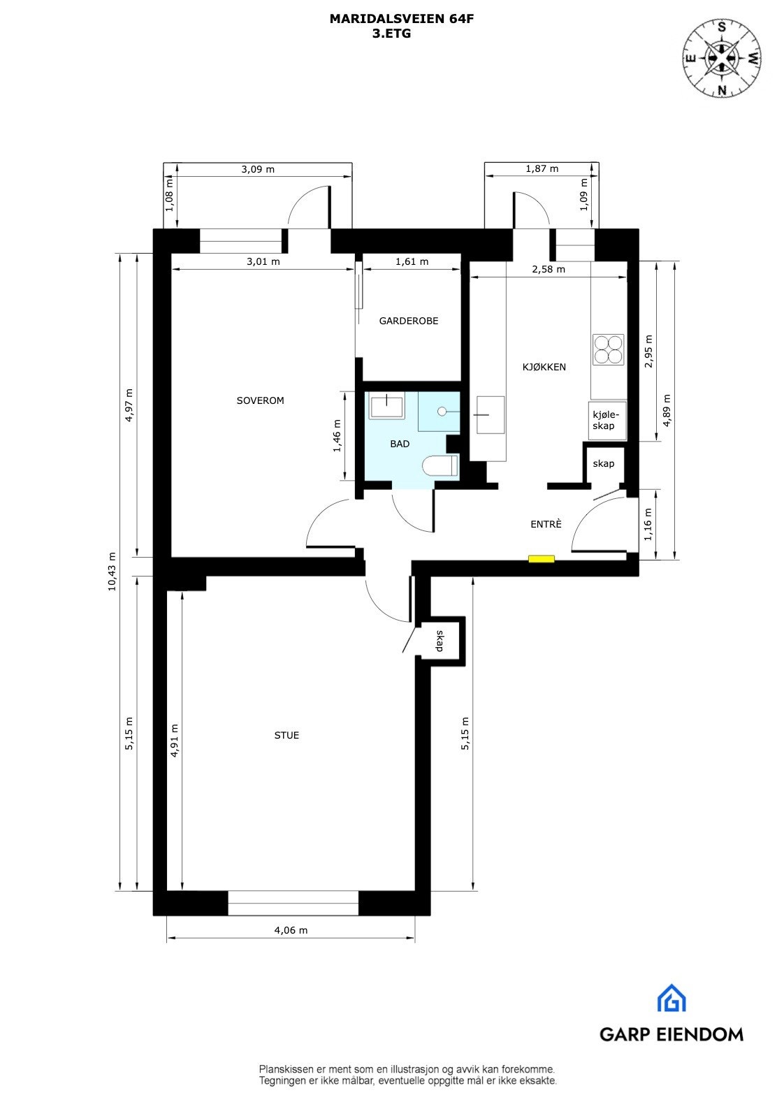 Plantegning Galleribilde