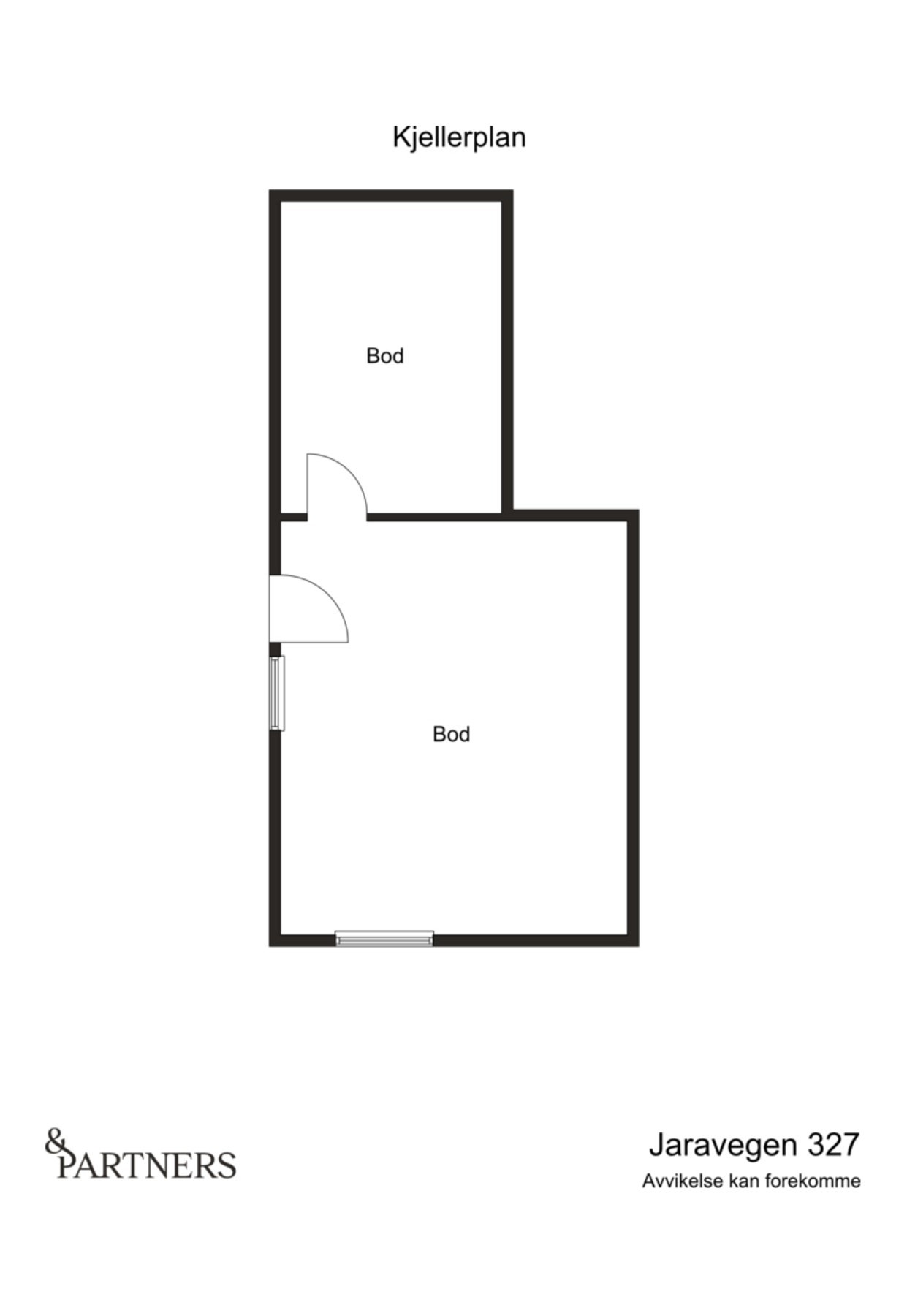 Plantegning kjeller Galleribilde