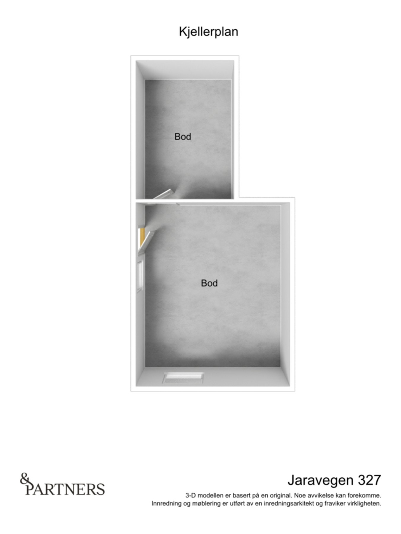 Planskisse kjeller Galleribilde