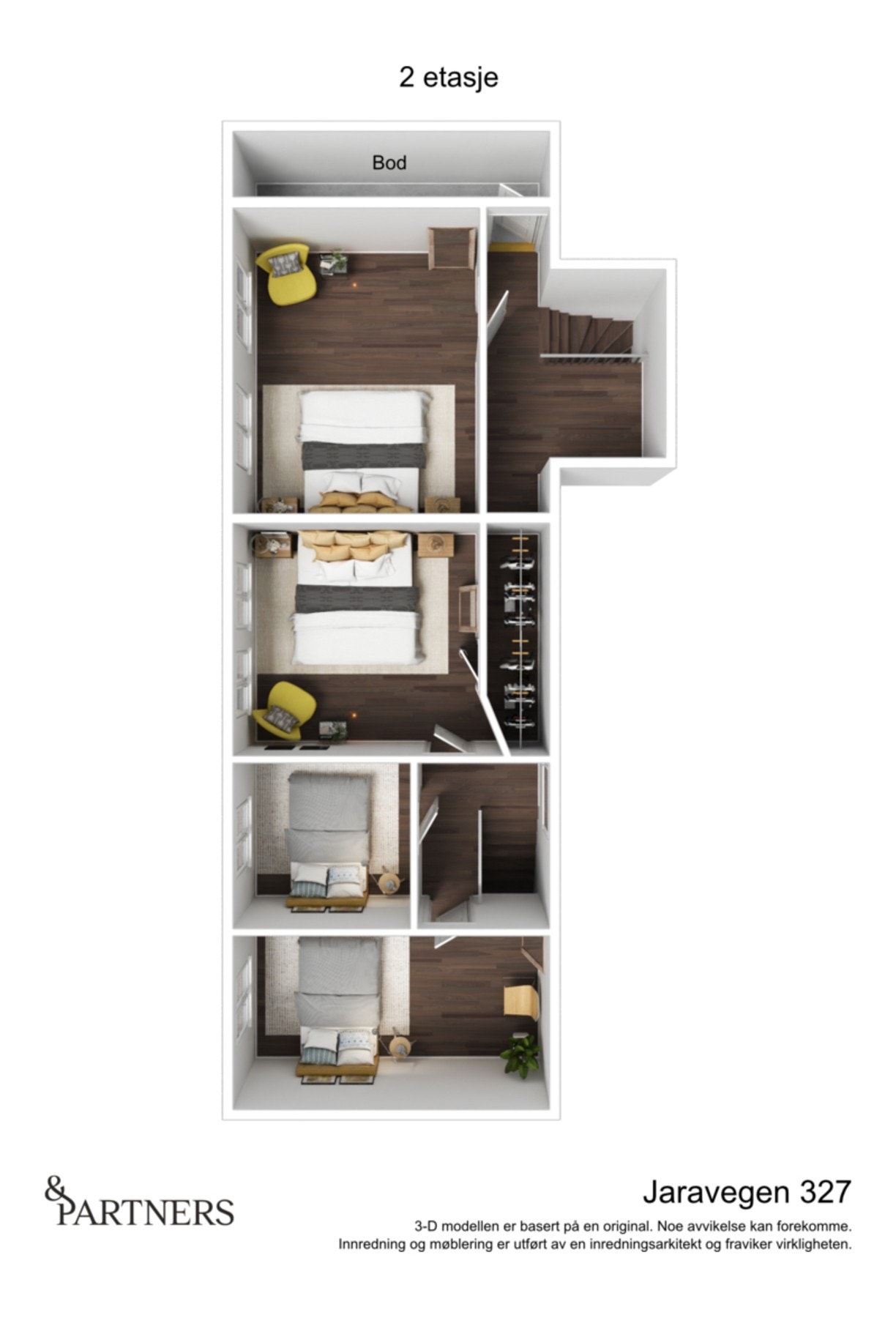 Planskisse 2. etasje Galleribilde