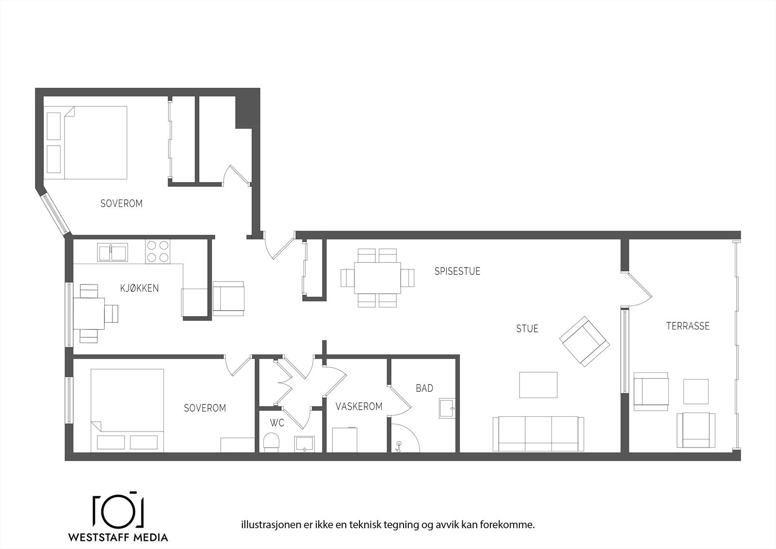 Plantegning Galleribilde