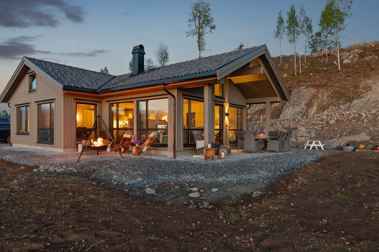 Visningshytten er solgt! Galleribilde