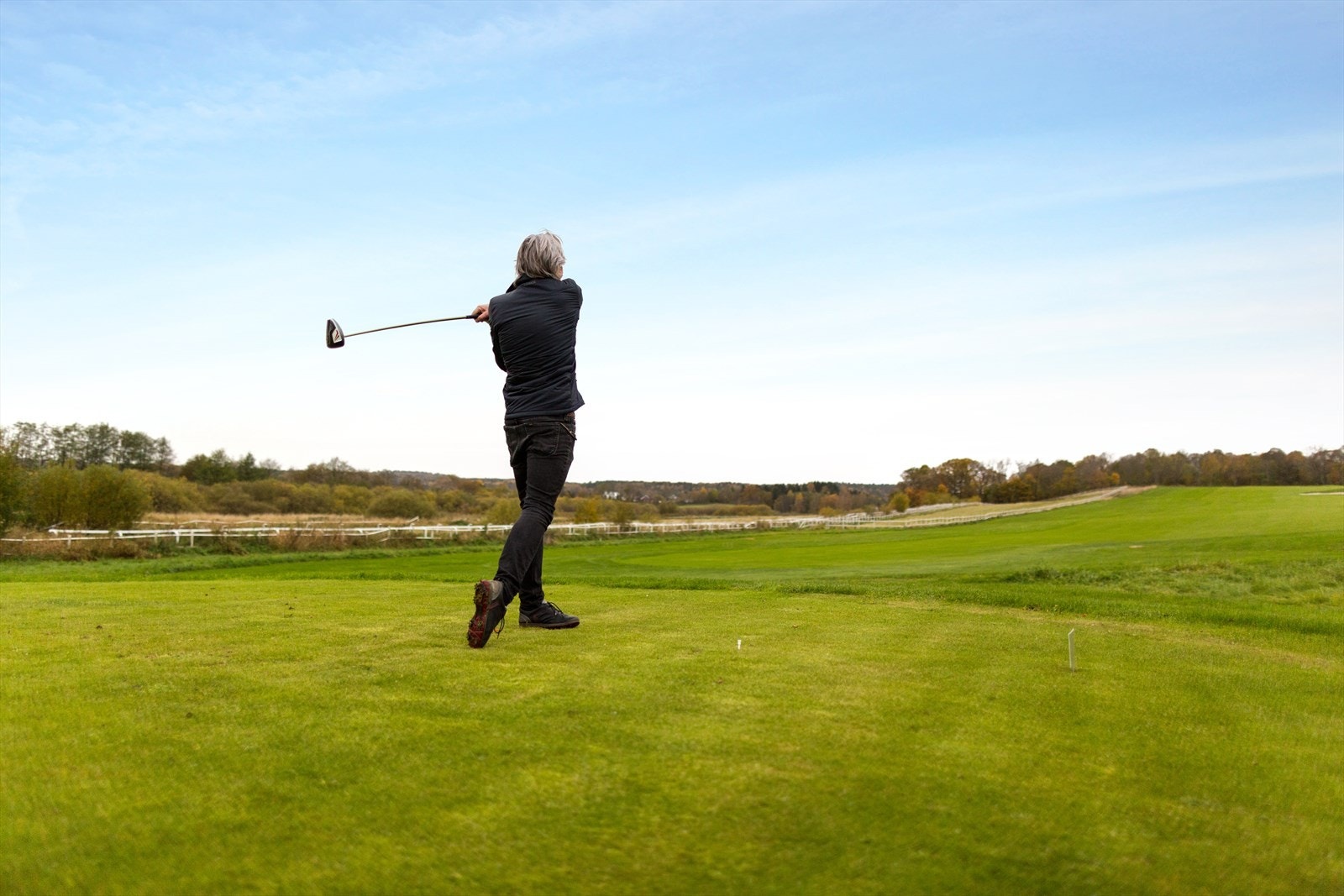 Borre Golfklubb ligger kun noen få golfslag unna. Galleribilde