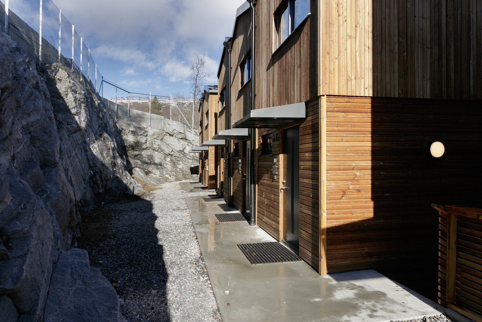 Inngangsparti til leilighetene Galleribilde