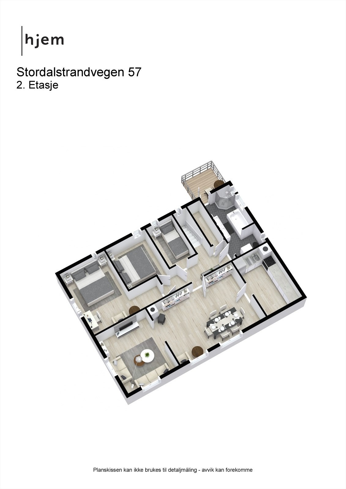 Stordalstrandvegen 57 - 3D - 2. Etasje Galleribilde