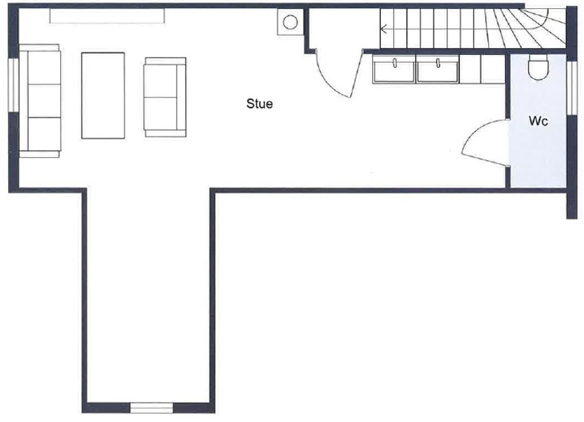 Plantegning 3. etasje Galleribilde
