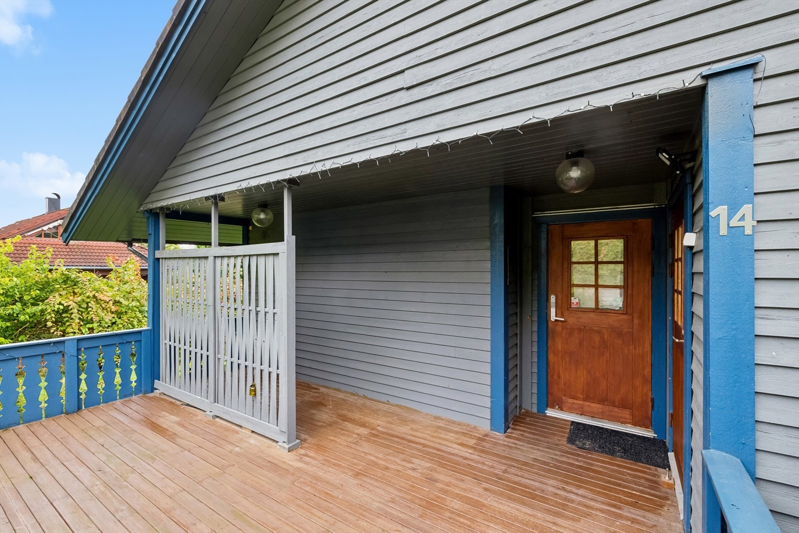 Et hyggelig inngangsparti ønsker deg velkommen hjem Galleribilde