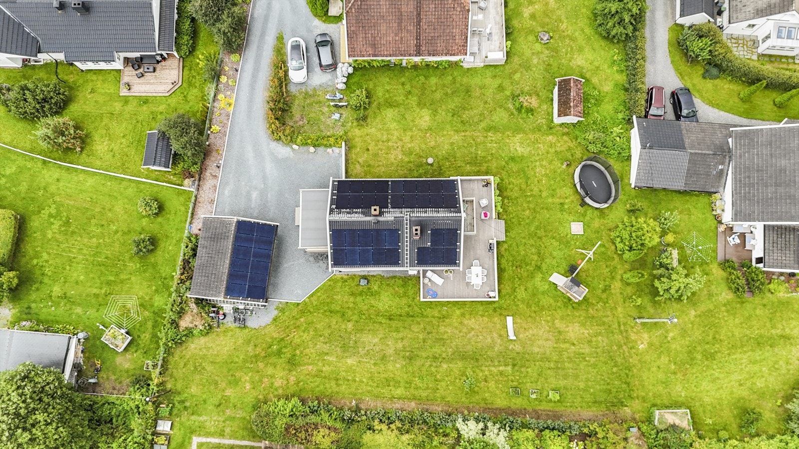 Dronebilde. Galleribilde