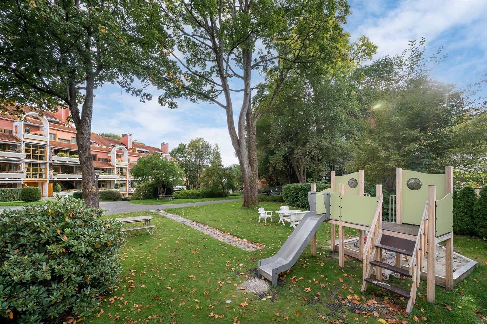 Hyggelig lekeplass for de minste. Galleribilde