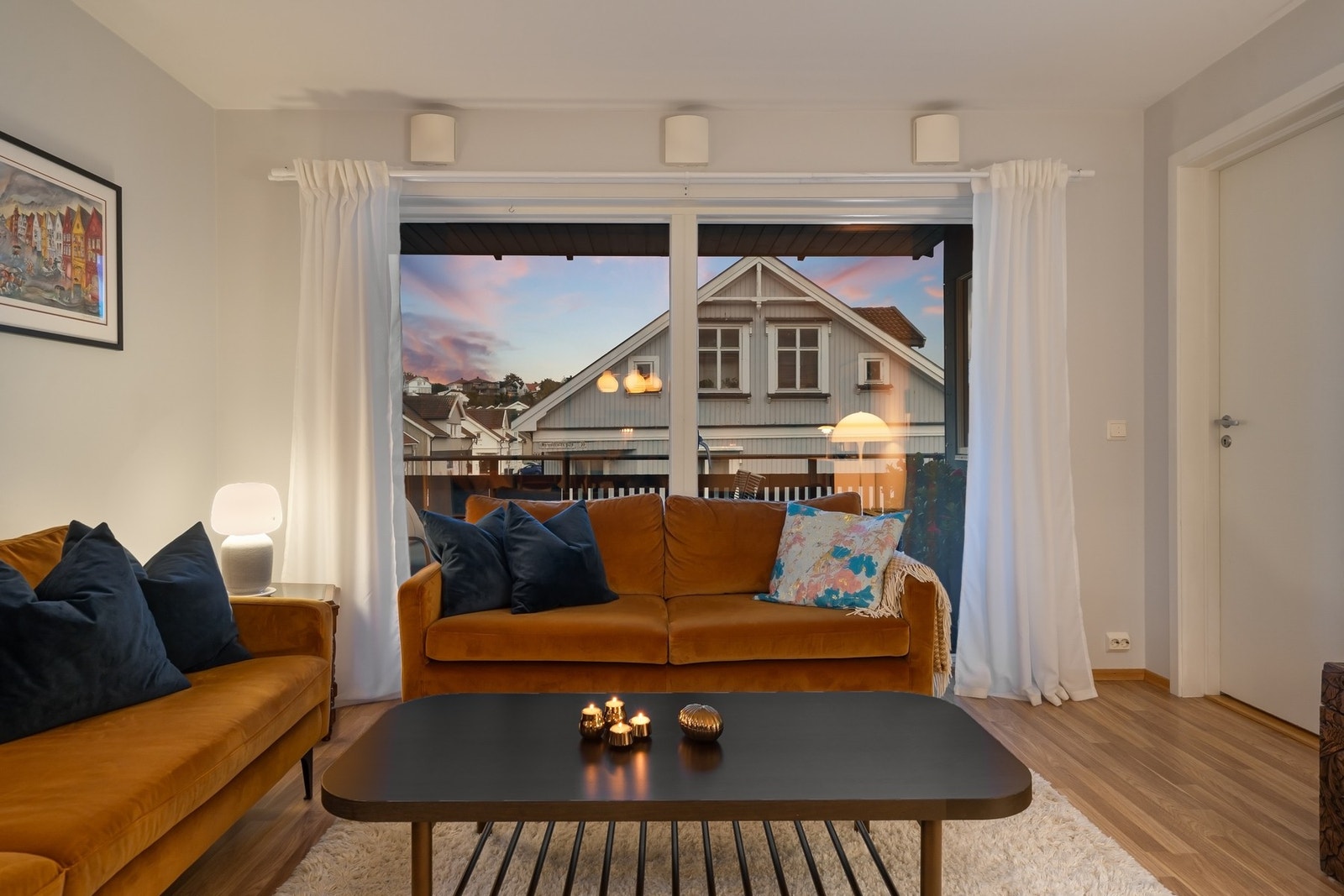 Leiligheten er utstyrt med vannbåren varme Galleribilde