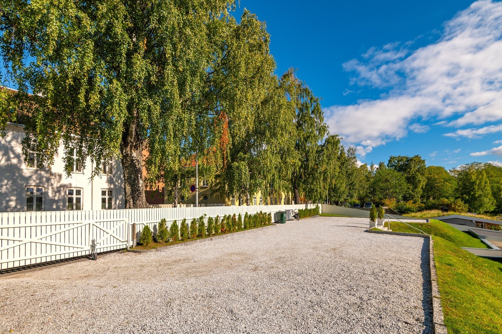 Uteområde. Galleribilde