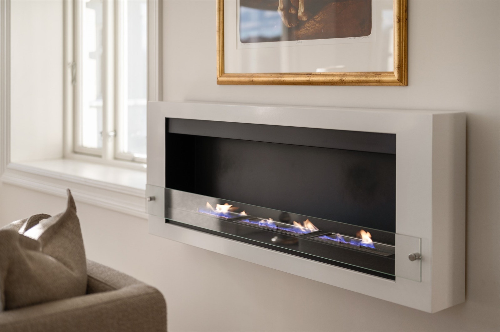 Det er komfortabel gulvvarme i alle rom, og generelt høy boligstandard. Galleribilde