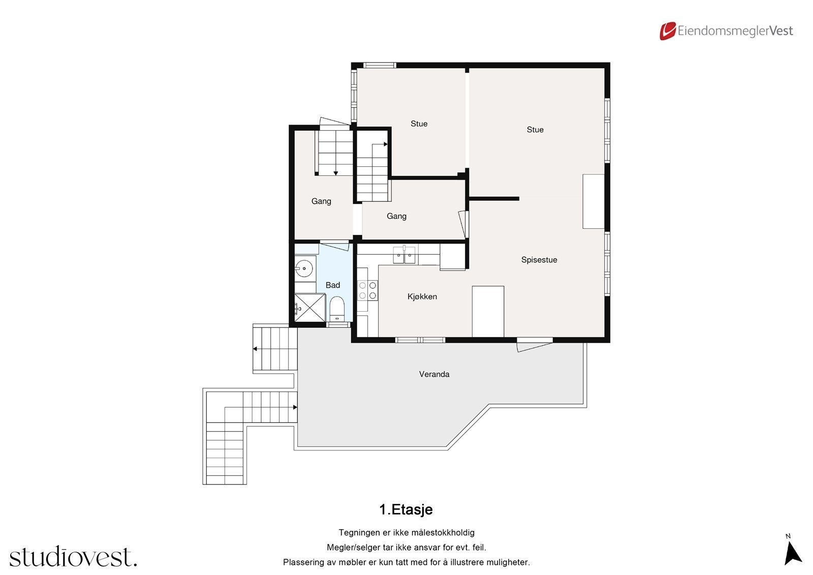 Planskisse 2. etasje Galleribilde