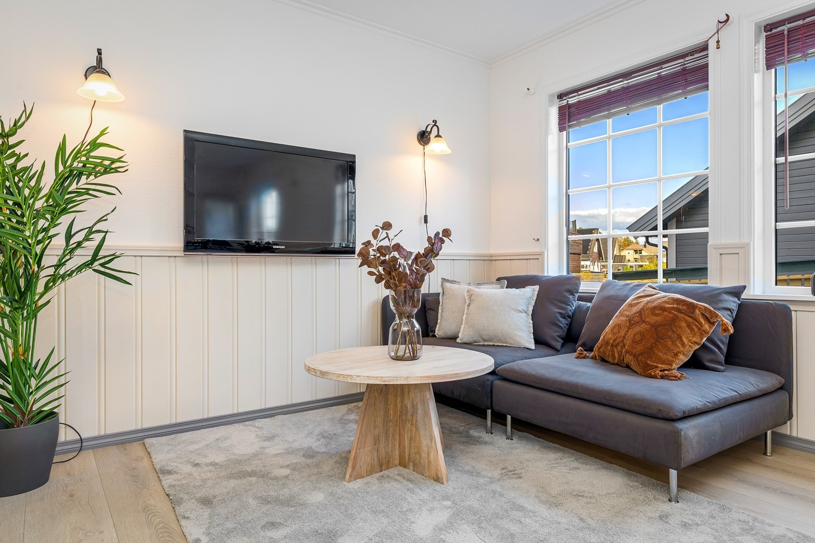 Leilegheitene i kjellar har lik planløysning og er på ca. 60 kvm Galleribilde