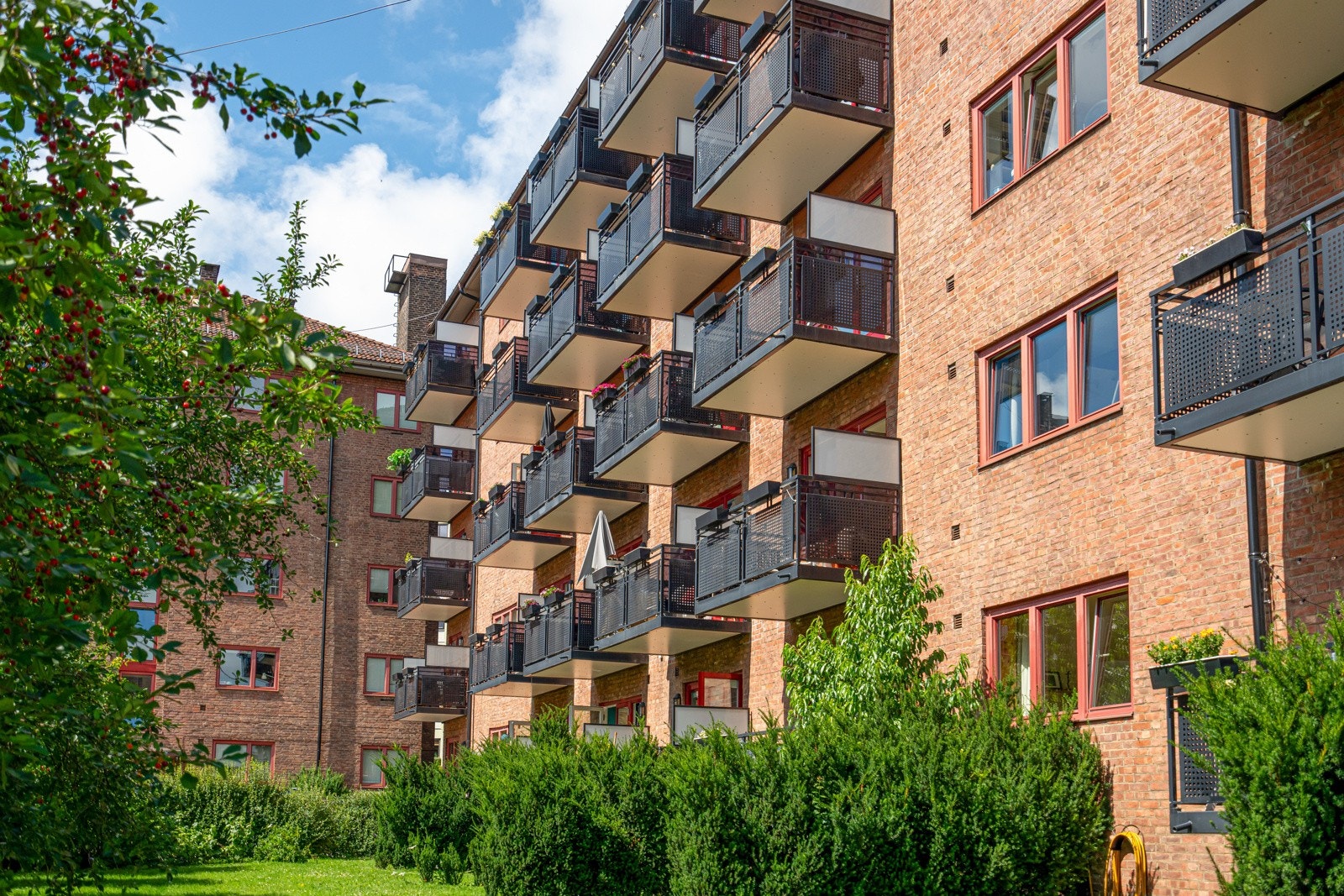 Fasade - bakgård. Galleribilde