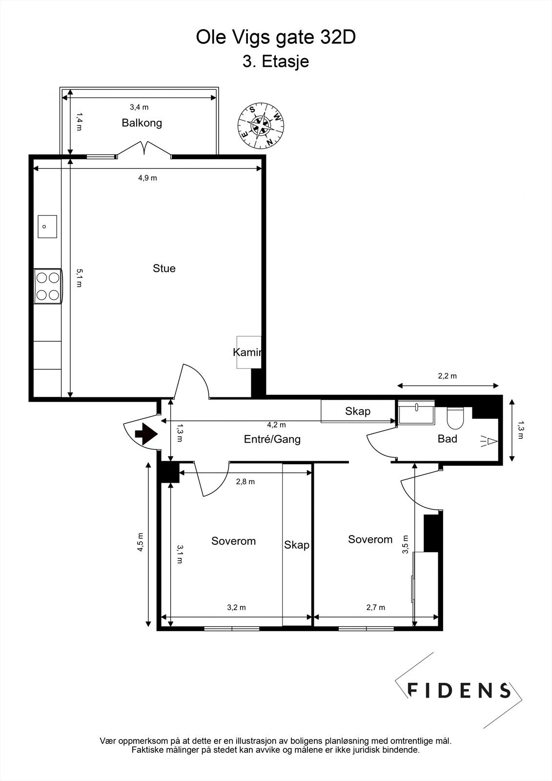 Plantegning Galleribilde
