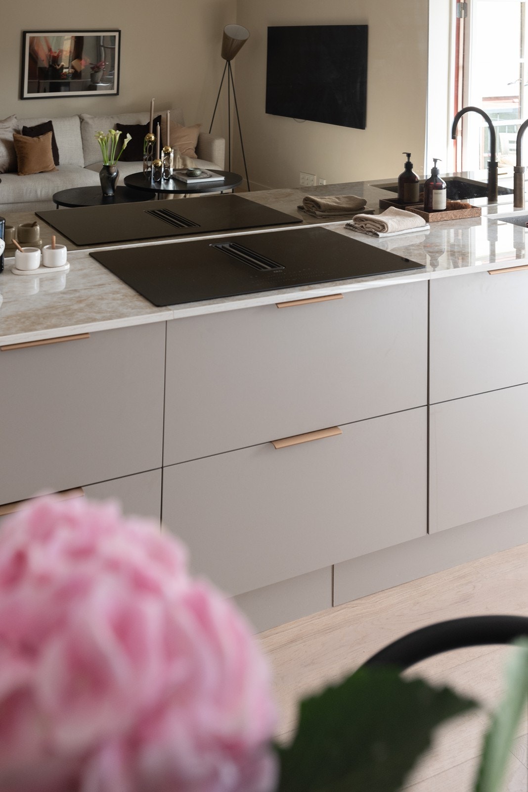 Platetopp med integrert ventilator Galleribilde