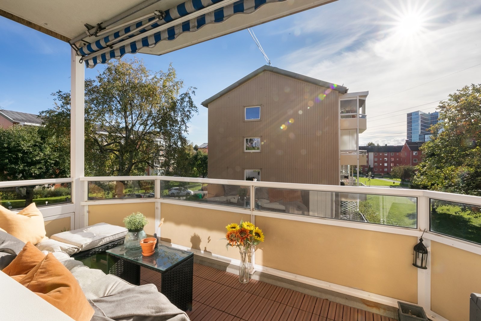 Solrik balkong på 7 kvm Galleribilde