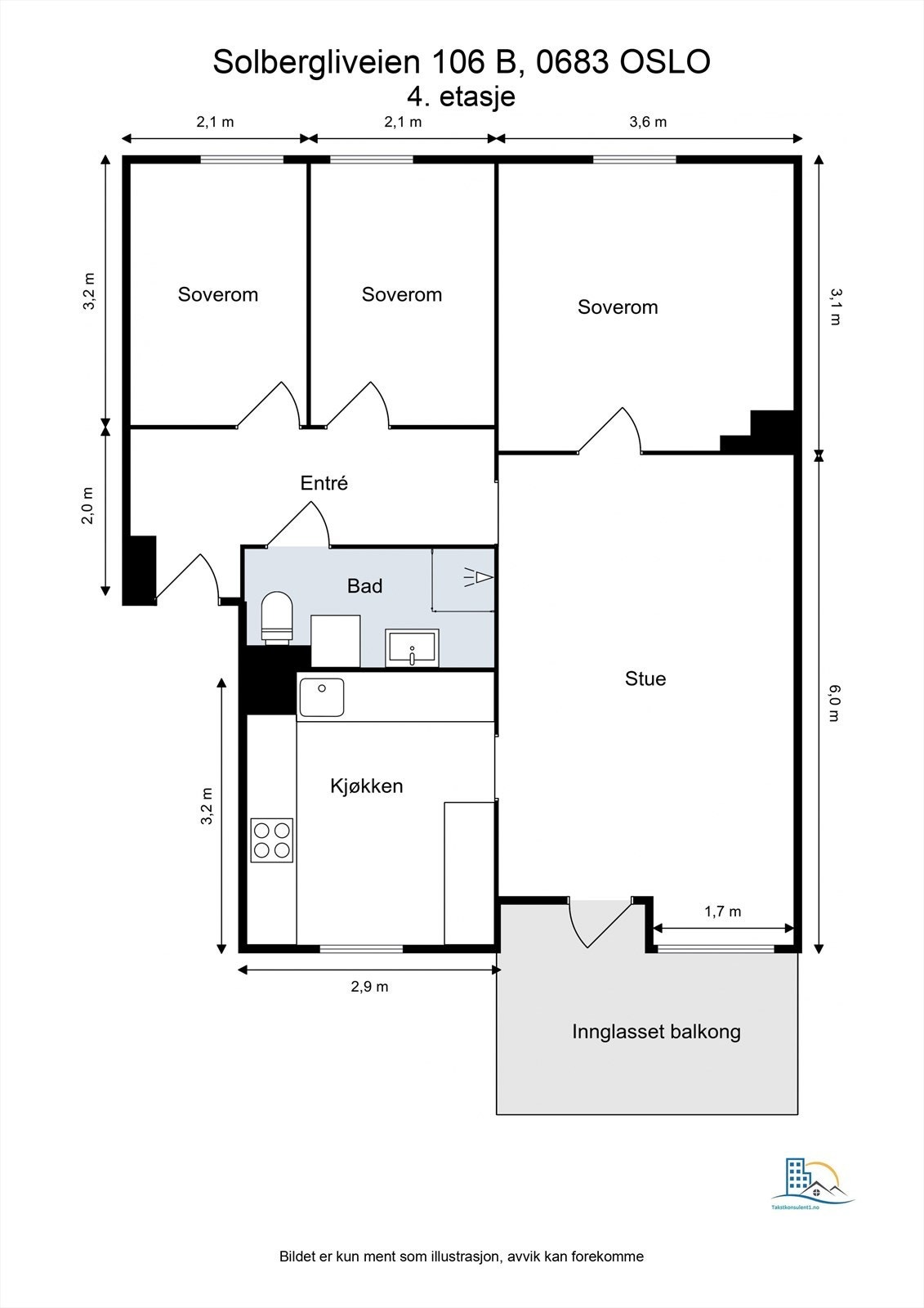Plantegning til orientering. Galleribilde