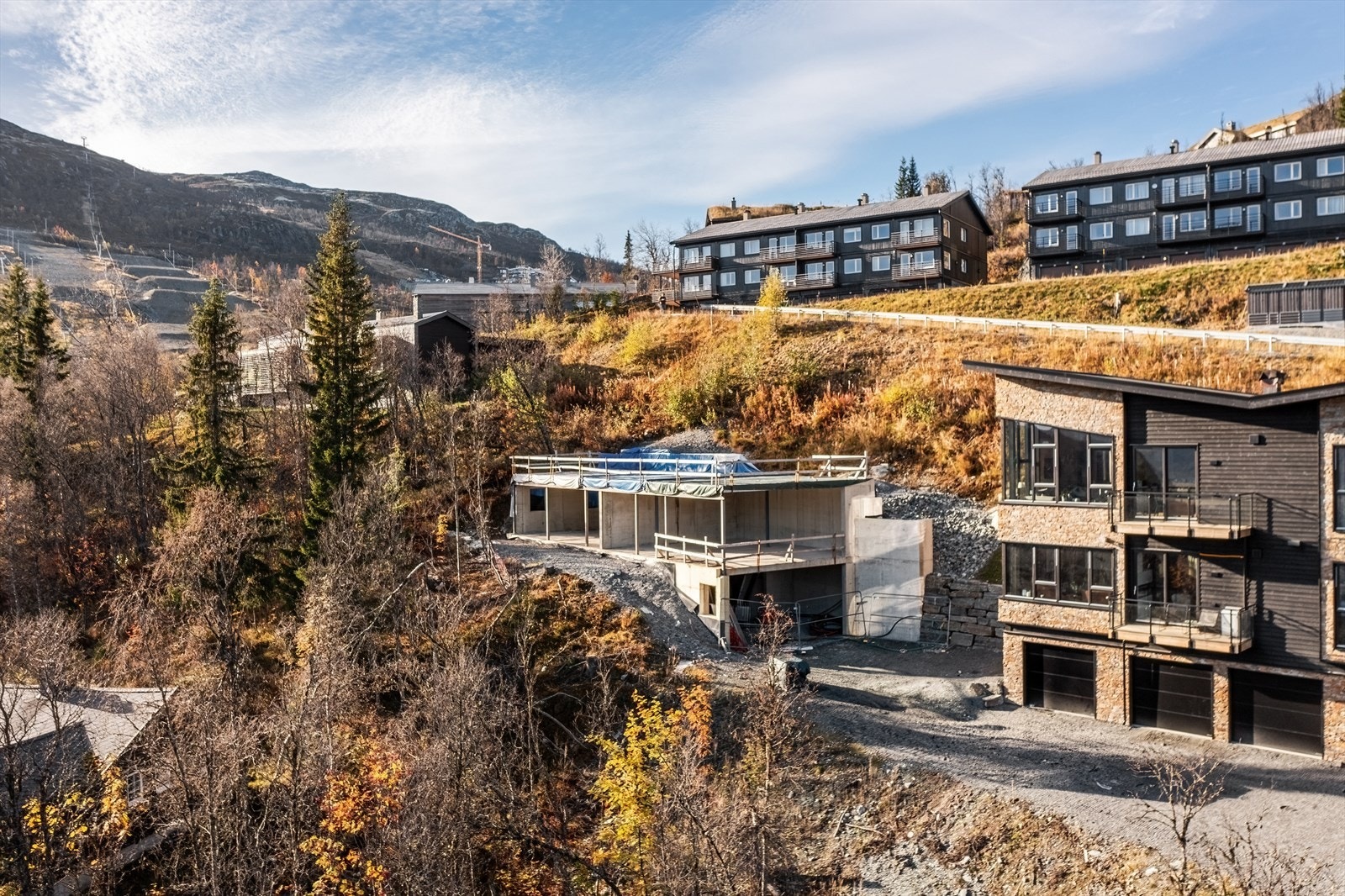 Øvrige bygg i samme vei er nå ferdigstilt og overtatt av nye eiere. Galleribilde