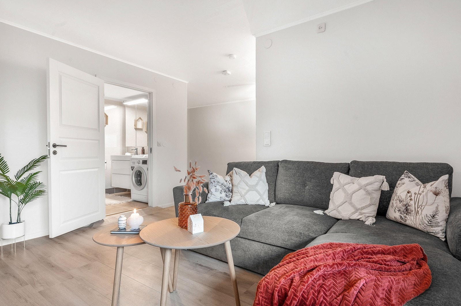Det ble lagt nytt laminatgulv i år. Galleribilde