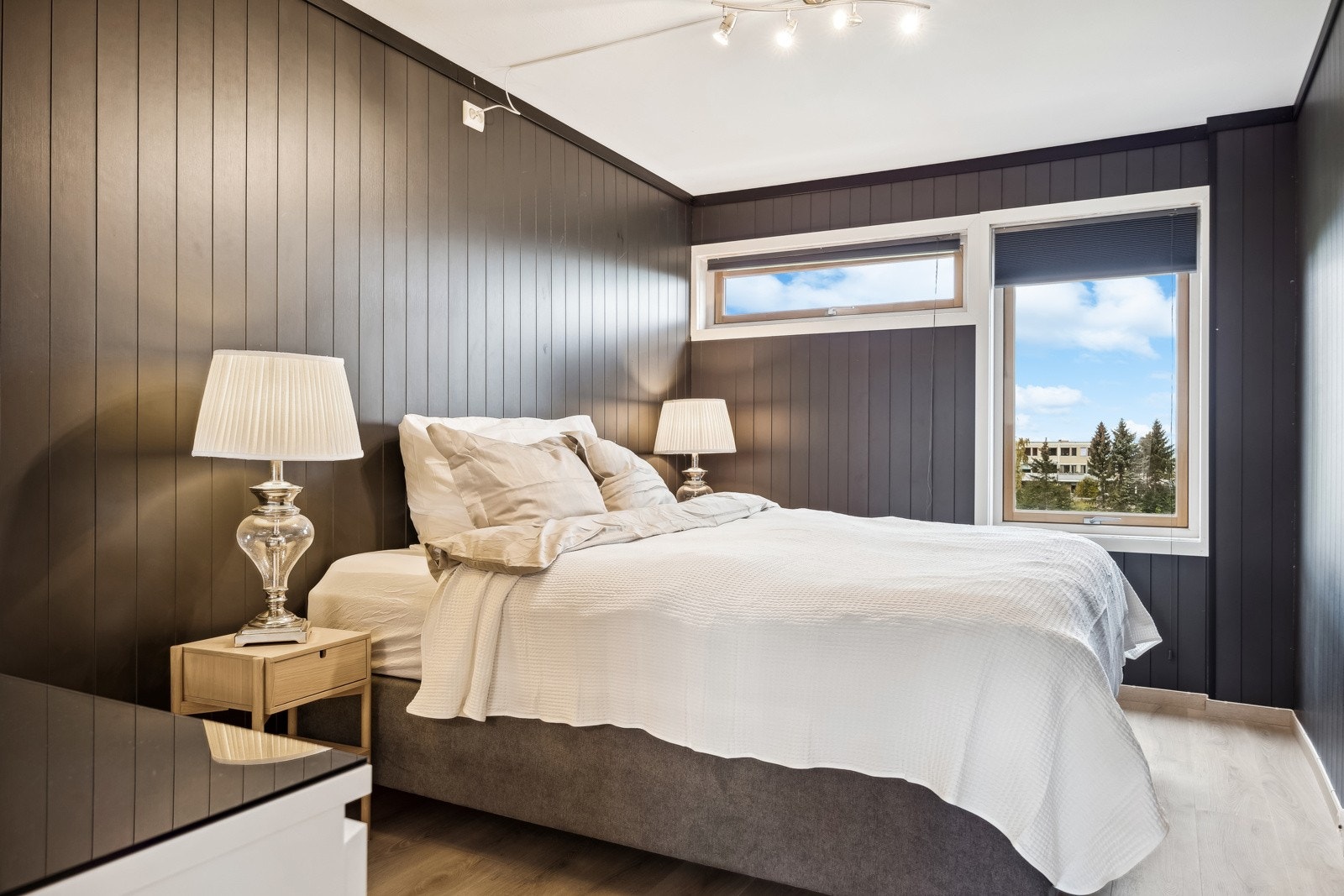 Alle tre soverom er nokså lik i størrelse. Galleribilde