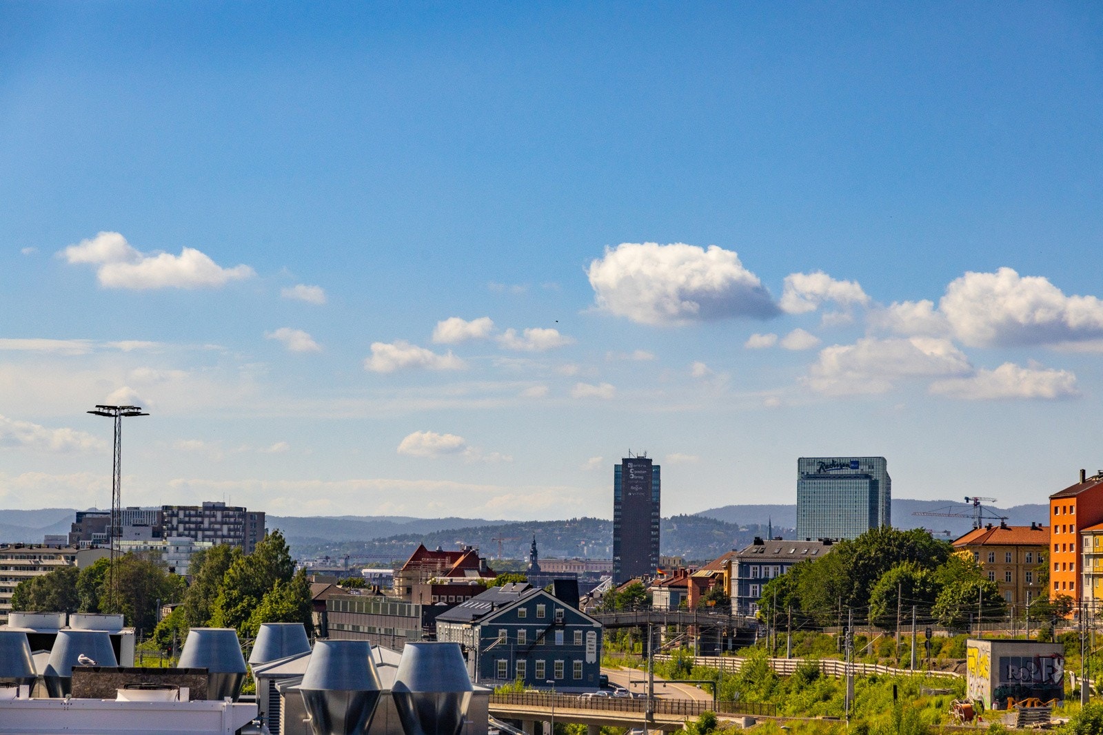 Her kan en nyte den fine utsikten over Oslo by. Galleribilde