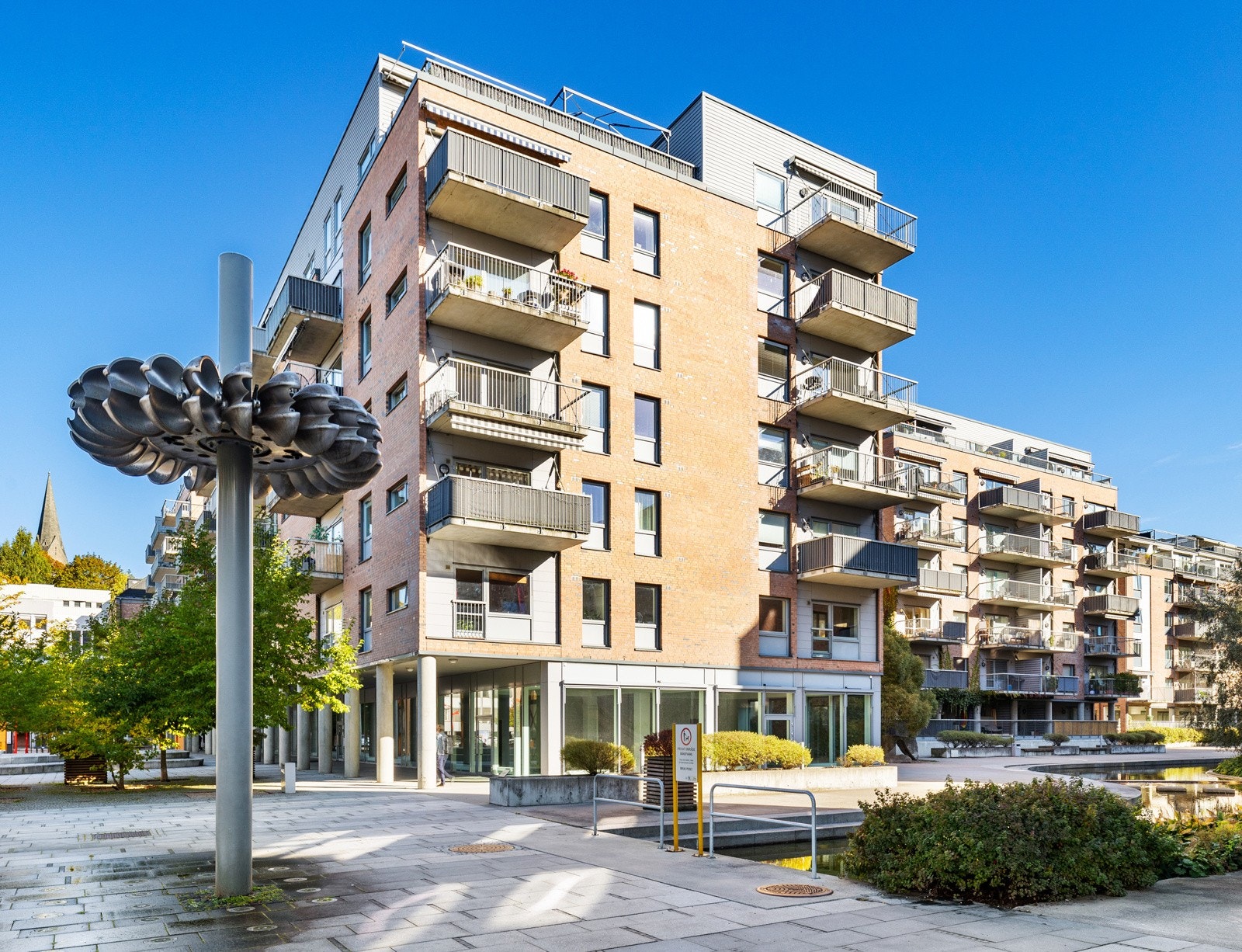 Byggets fasade. Galleribilde