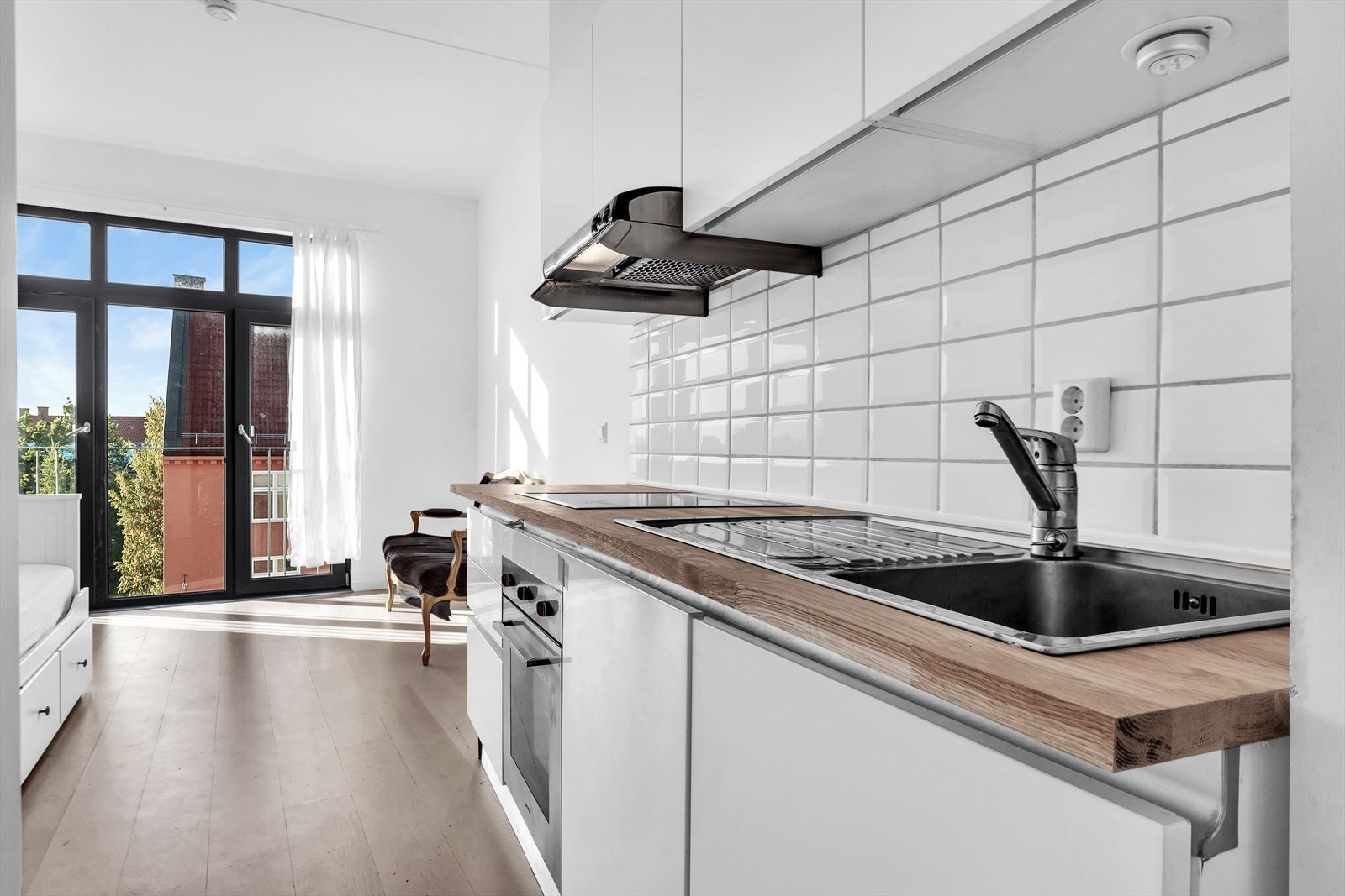 Hybelen er på ca. 20 kvm. Galleribilde