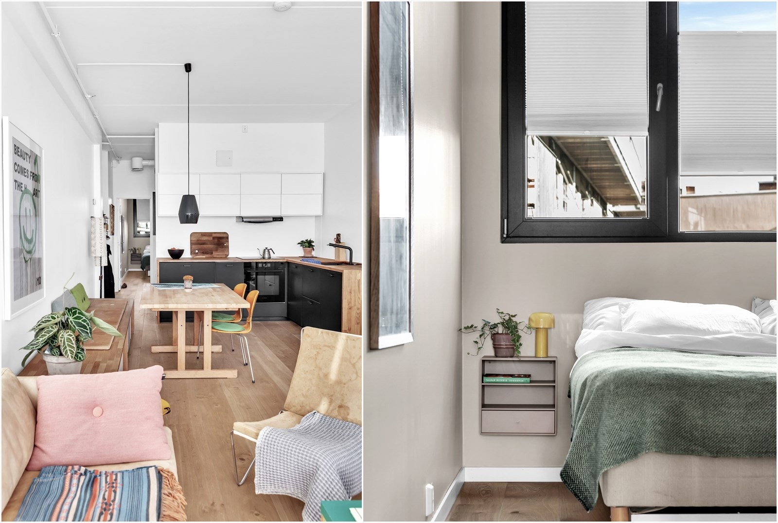 Hoveddelen er på ca. 60 kvm og er gjennomgående. Galleribilde