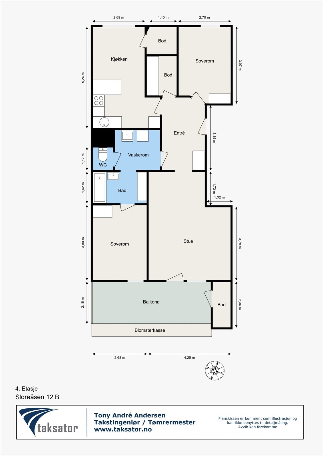 Plantegning Galleribilde