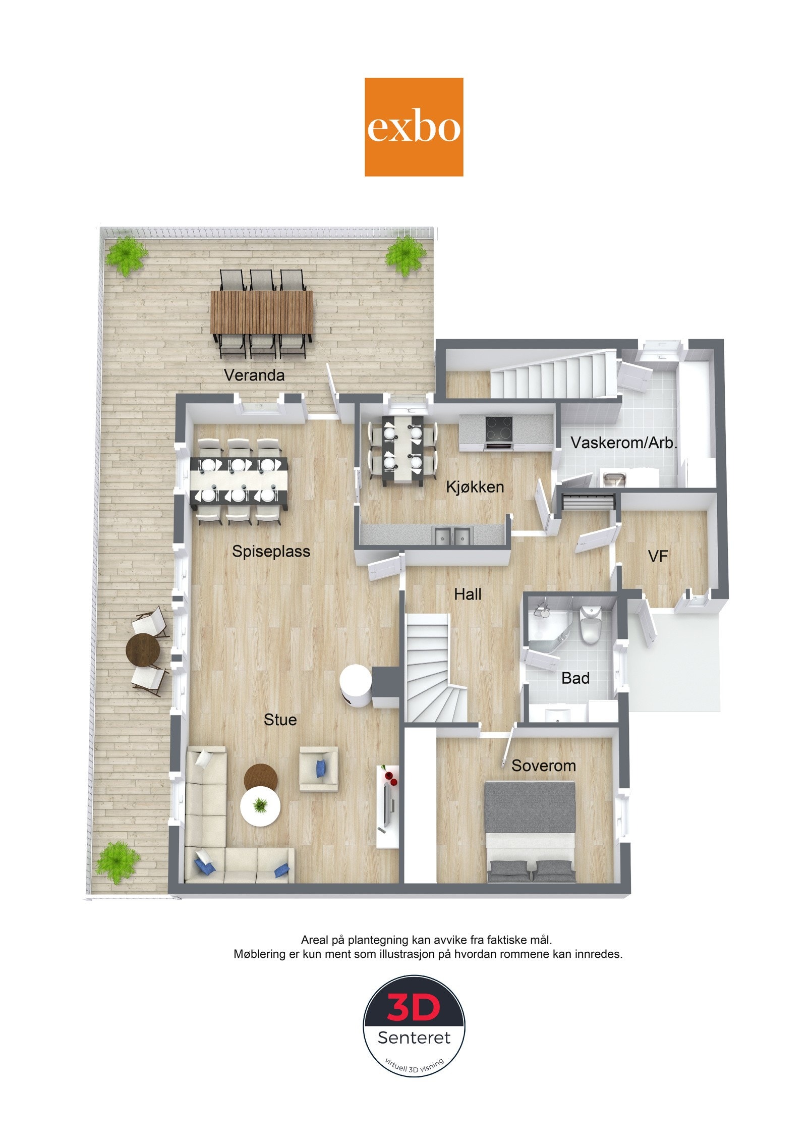 Plantegning 1.Etasje Galleribilde