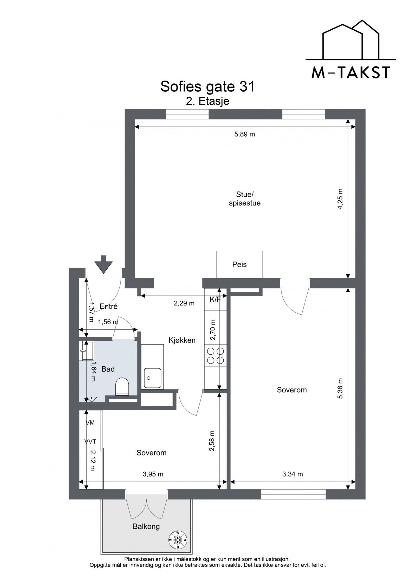 Plantegning Galleribilde