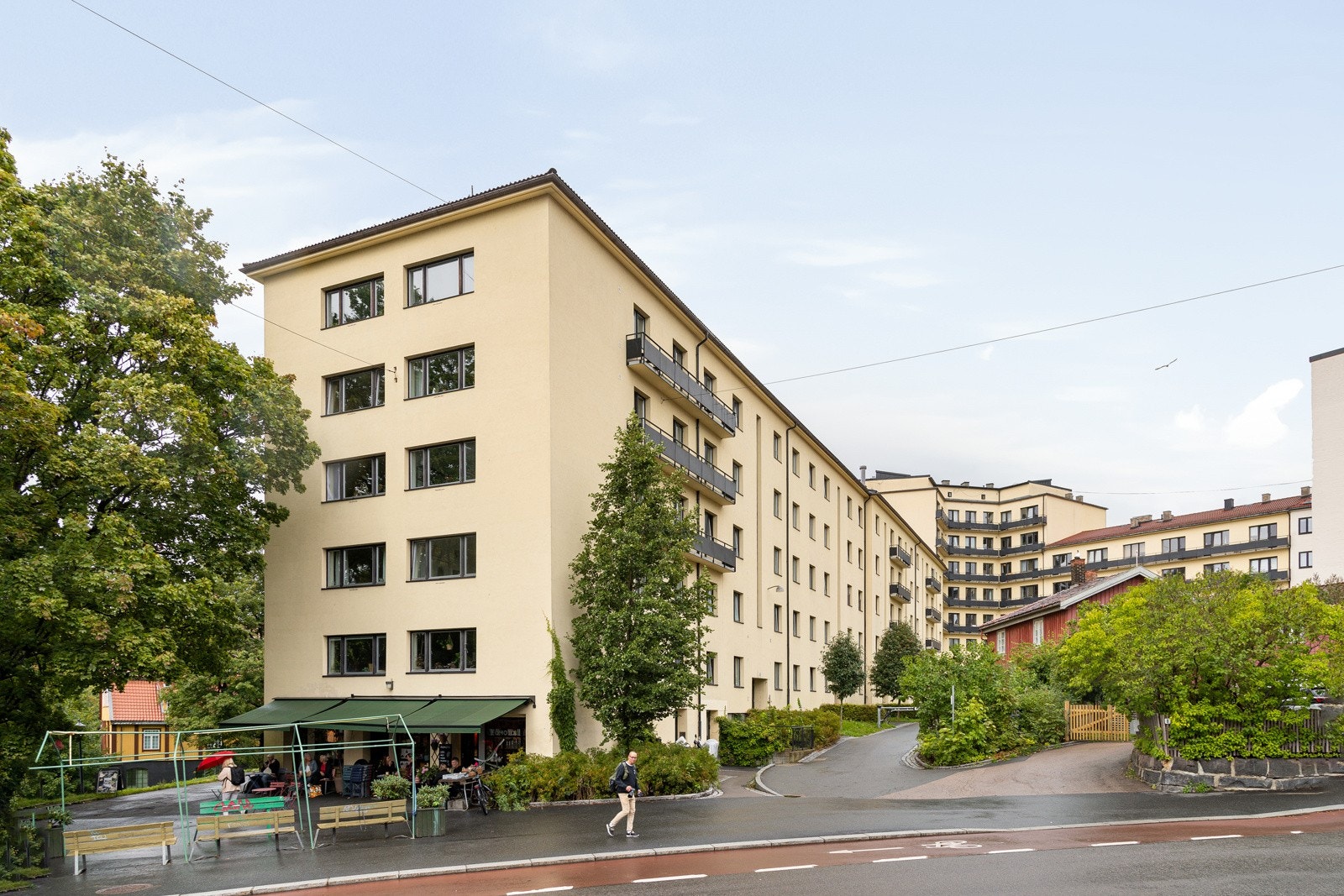 Møllebakken borettslag ligger idyllisk til langs Akerselva, i området øvre Grünerløkka/nedre Torshov. Galleribilde