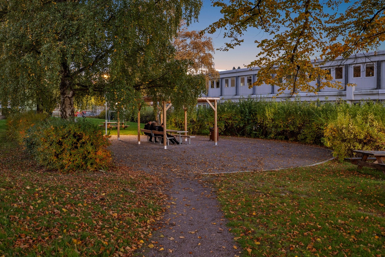 Her er alt lagt til rette for et godt naboskap blant beboerne! Galleribilde