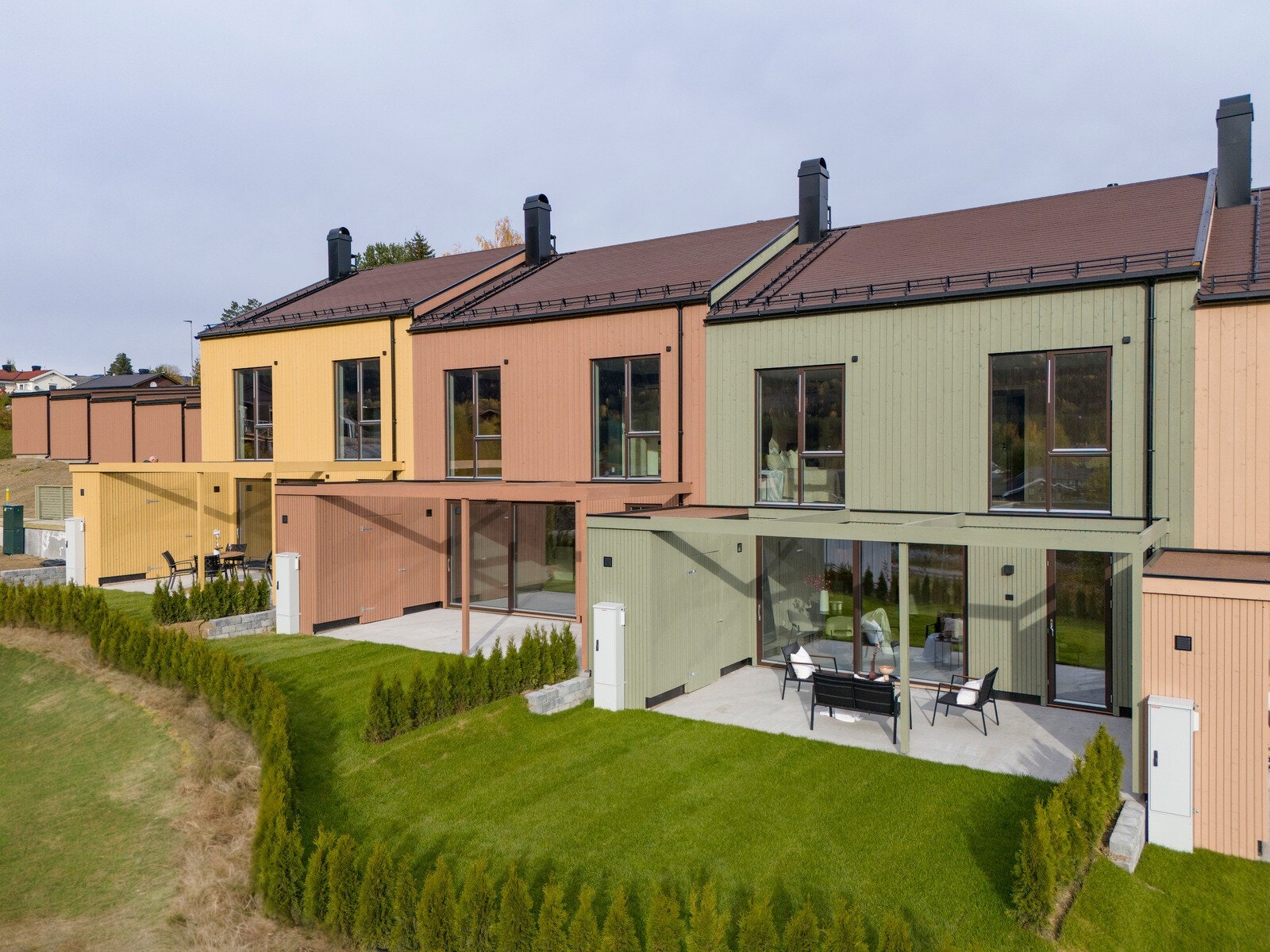 Her får du en privat hageparsell og fine utearealer. Galleribilde