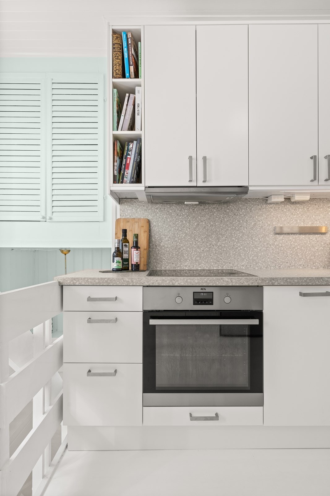 Komfyrvakt er montert for ekstra sikkerhet under matlagingen. Galleribilde