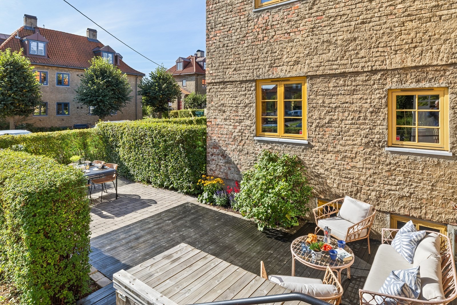 Ved inngangspartiet finner du din private hageparsell. Galleribilde