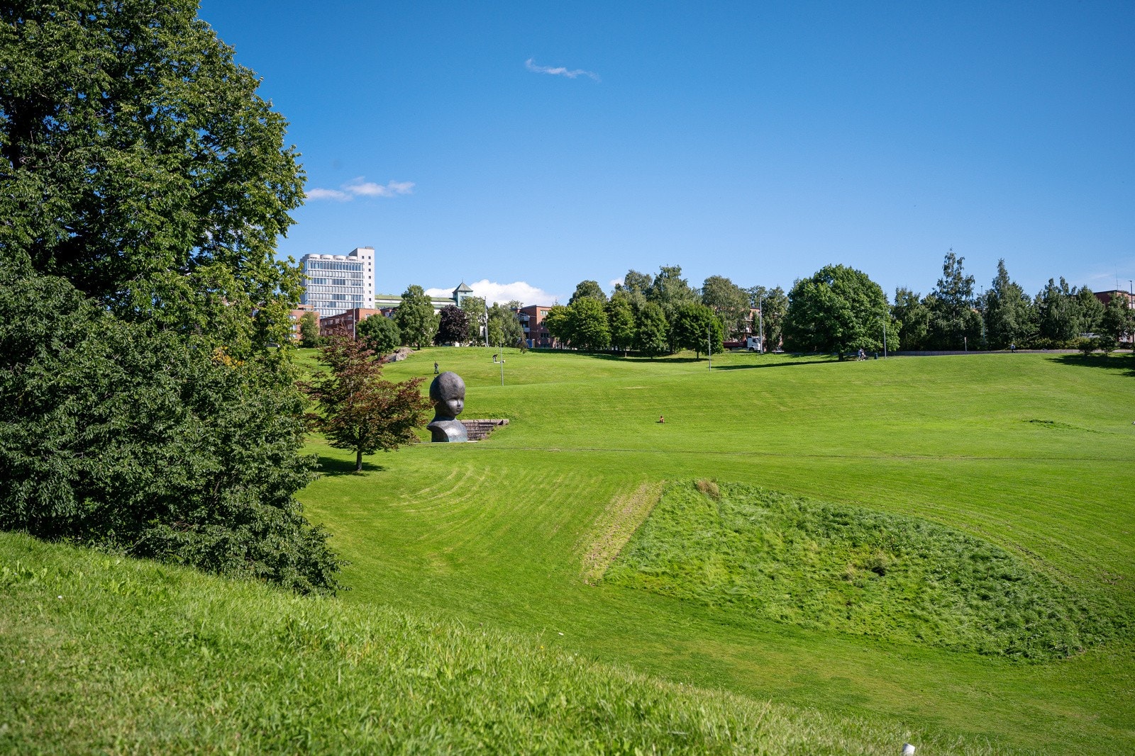 Like ved boligen ligger Torshovdalen. Her er det perfekt å tilbringe varme sommerdager med sol og grilling. Galleribilde