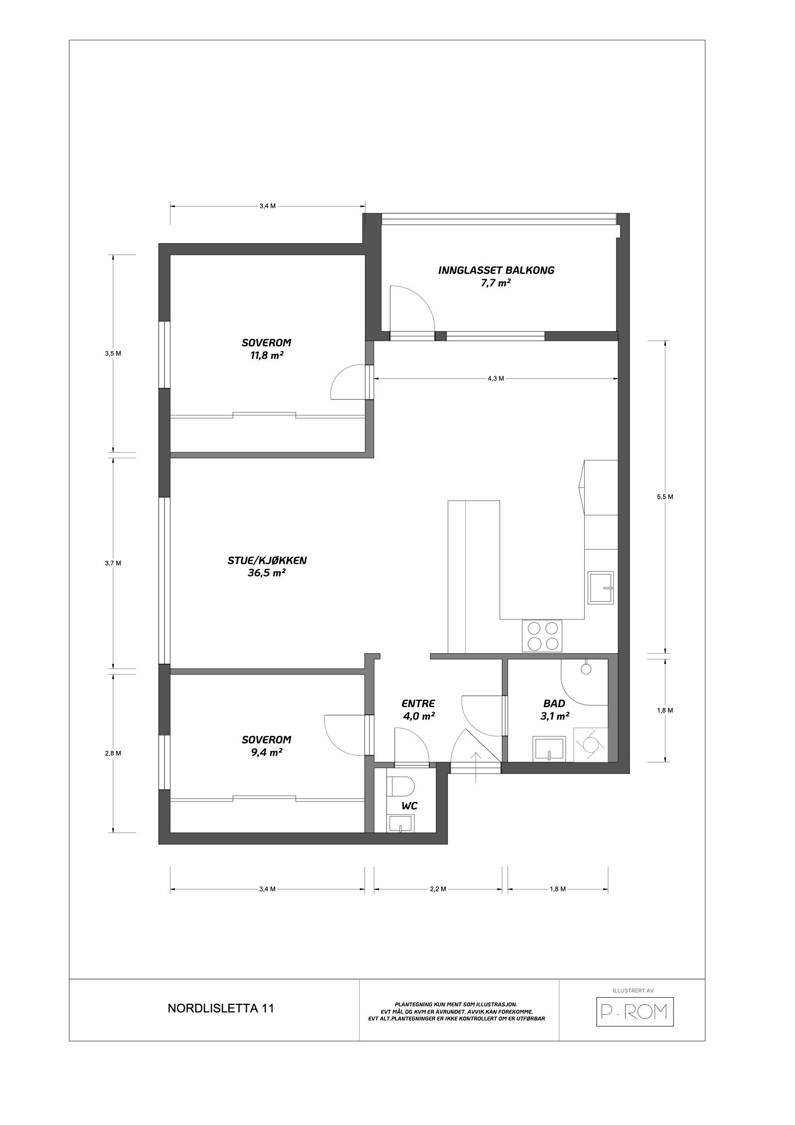 Perfekt planløsning! Galleribilde