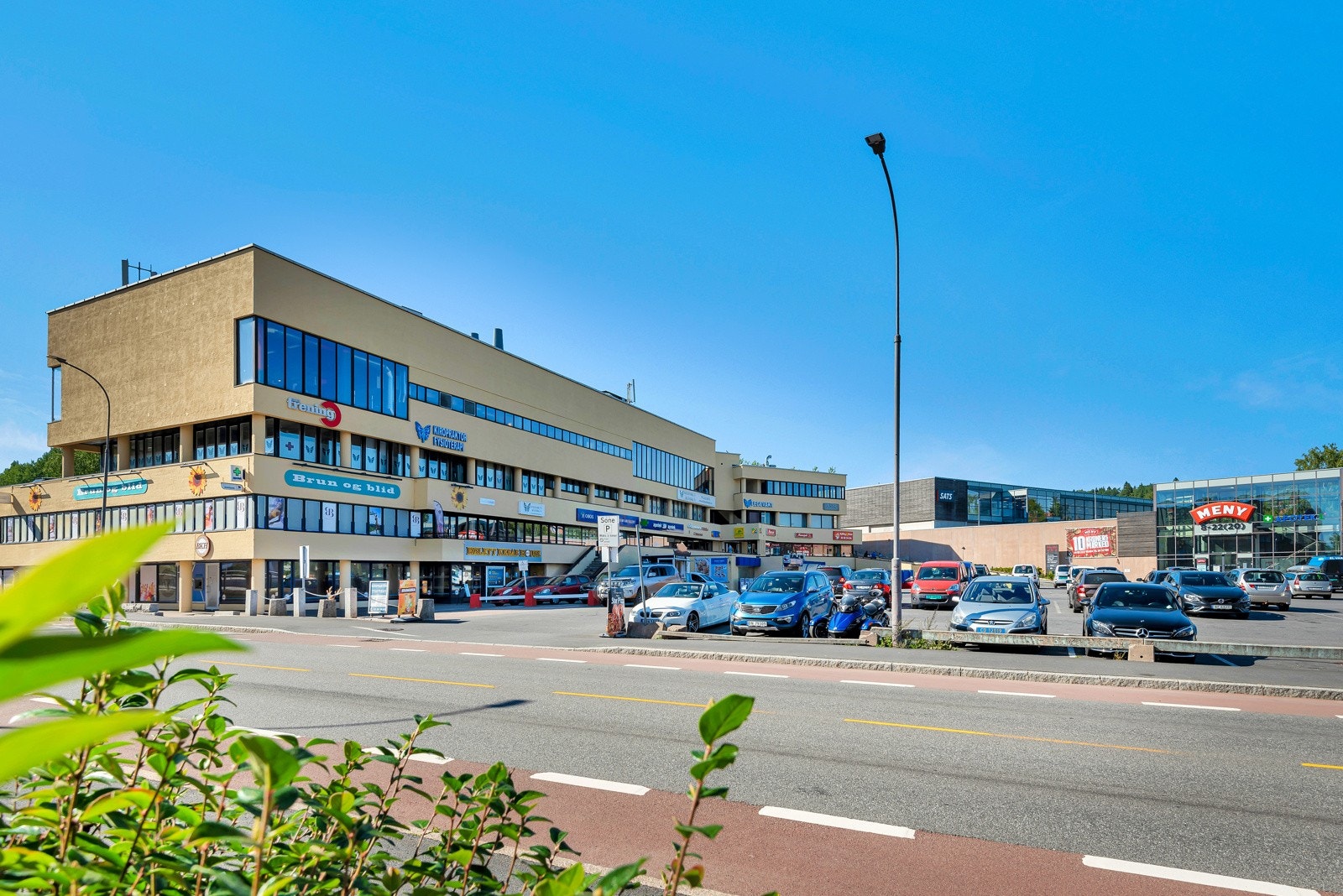 Området byr på et eldorado av fasiliteter. Galleribilde