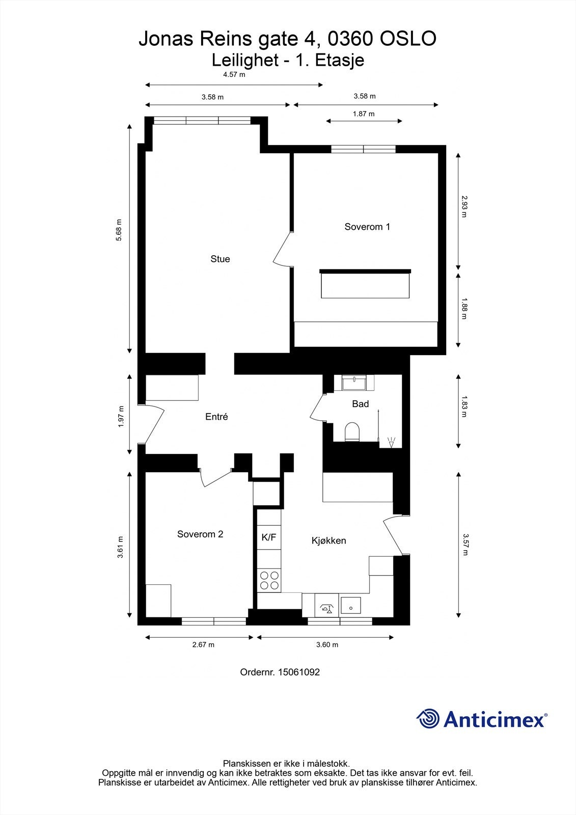 Plantegning Galleribilde