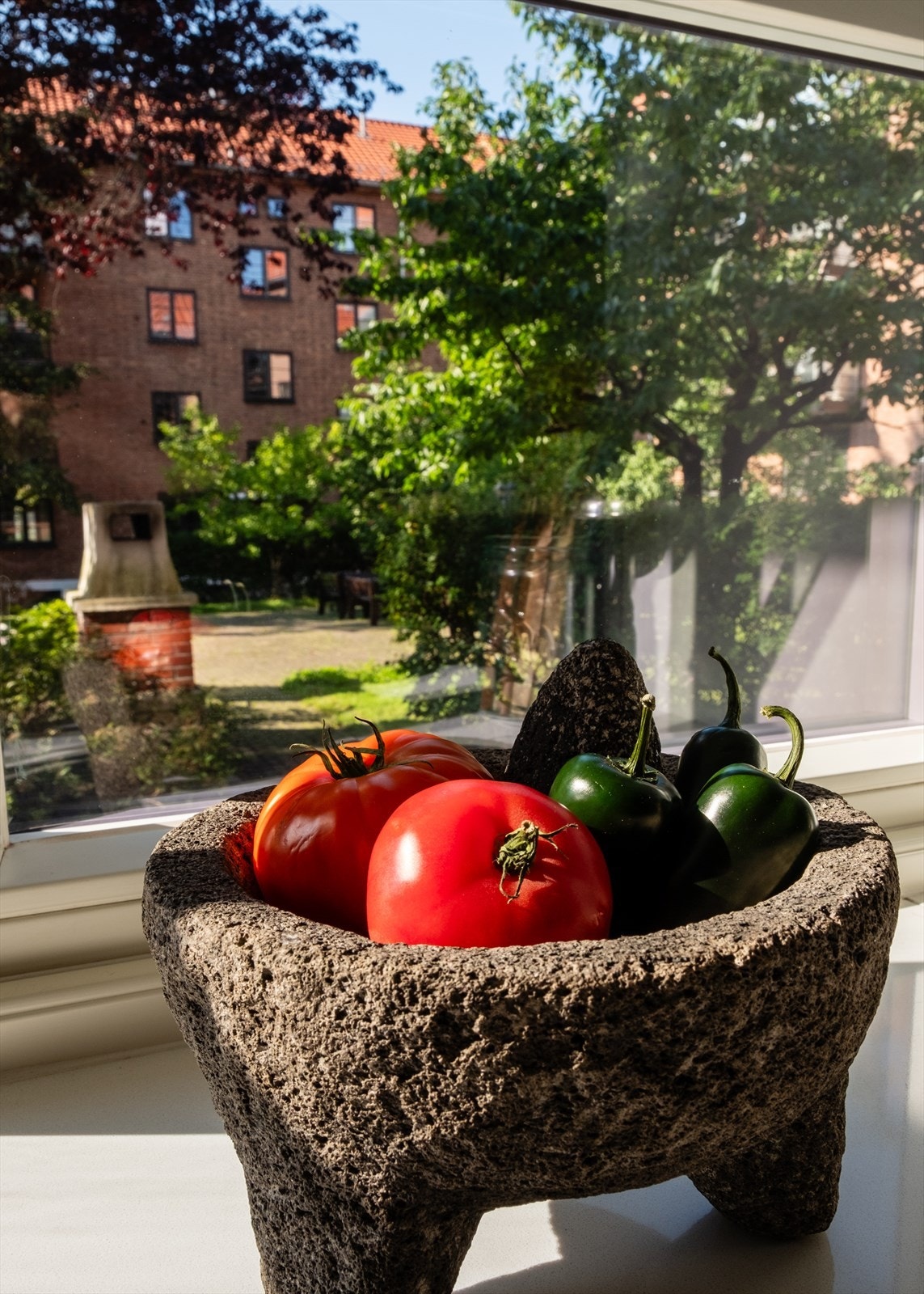 Leiligheten har fin kontakt med de flotte grøntområdene rett utenfor Galleribilde