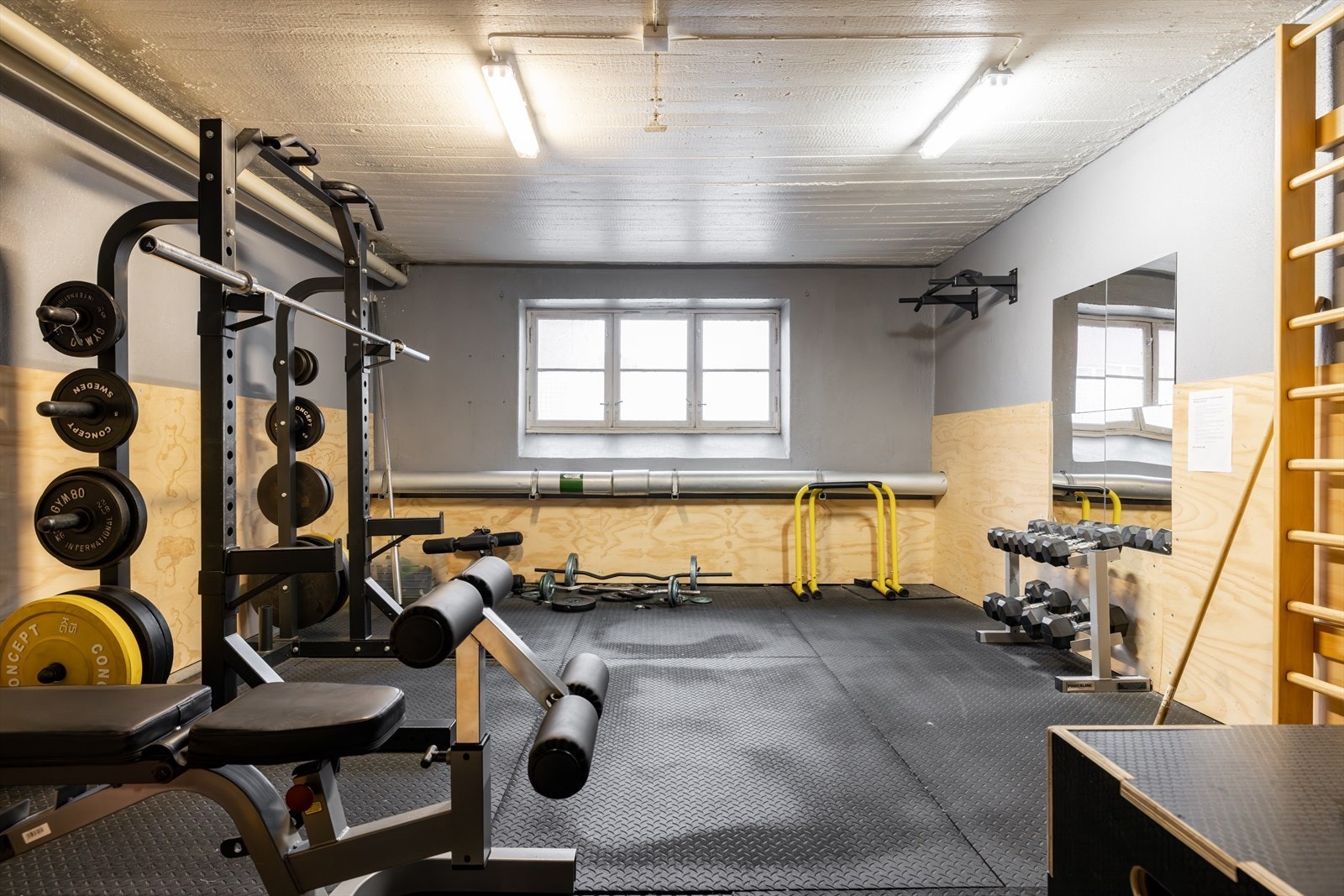 Borettslaget har et felles treningsrom til bruk for beboere. Galleribilde