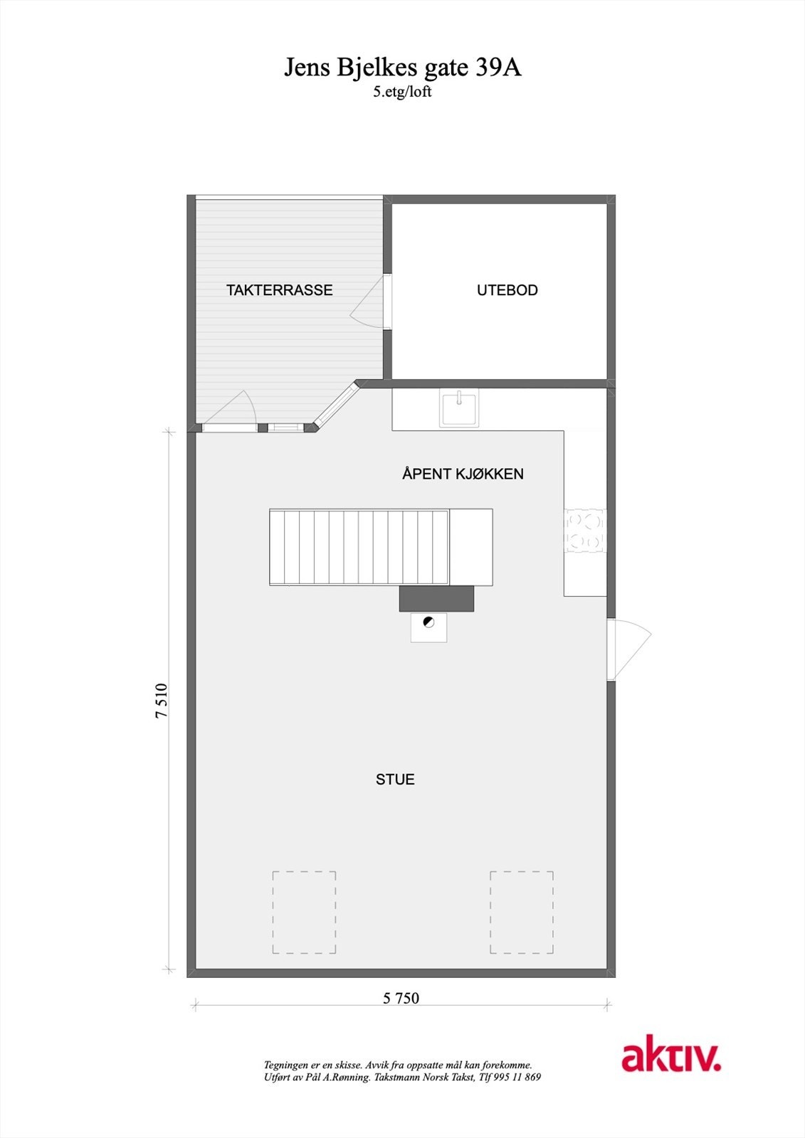 Plaskisse 5.etasje Galleribilde