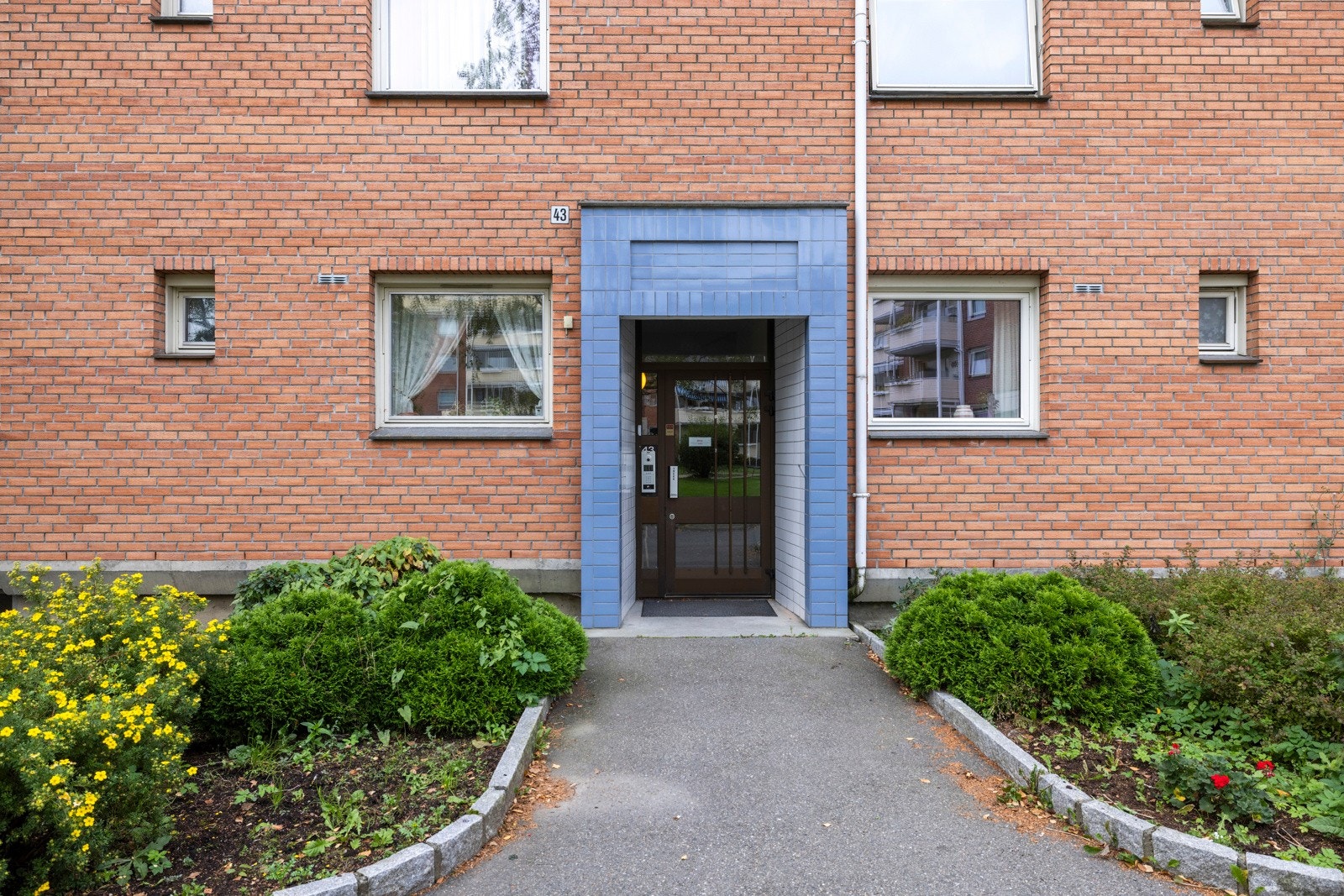 Inngang til blokka Galleribilde