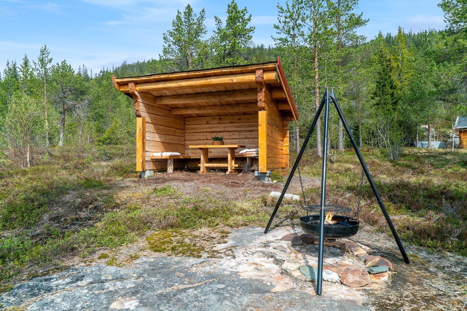 Gapahuk - her kan venner og familie samles for en koselig stund. Galleribilde